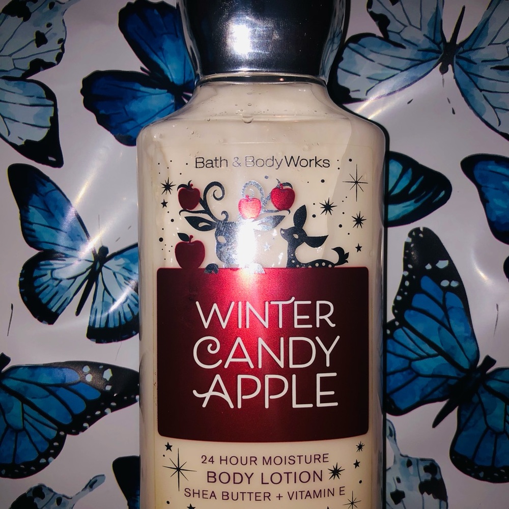Bath and body works winter candy apple body lotion